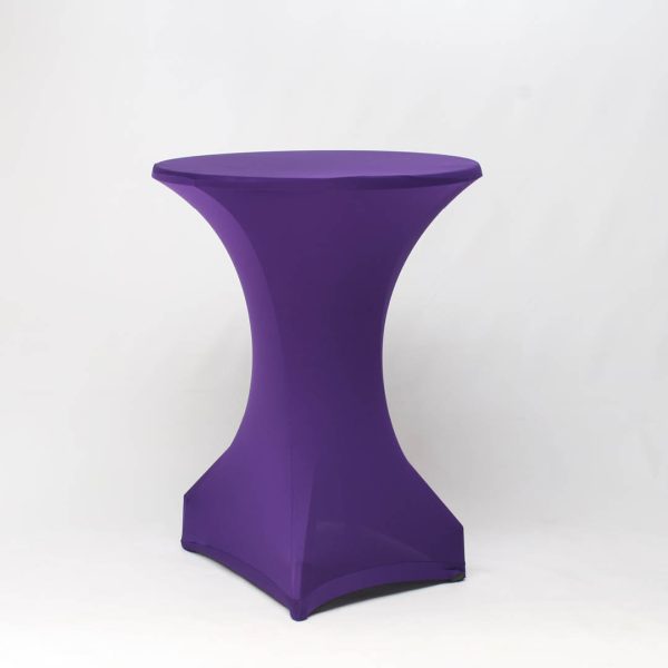 Tafelrok statafel stretch paars