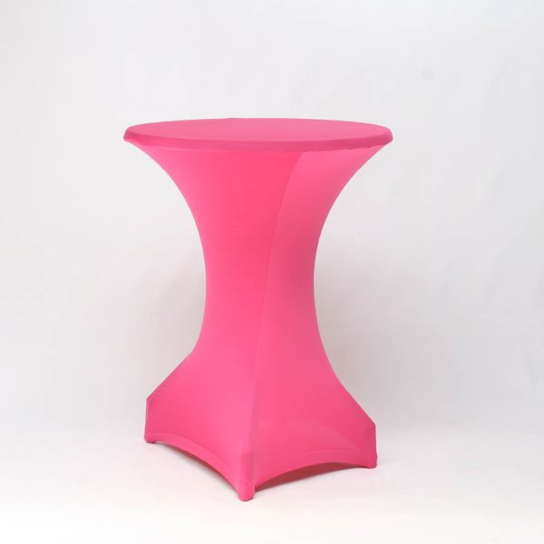 Tafelrok statafel stretch roze