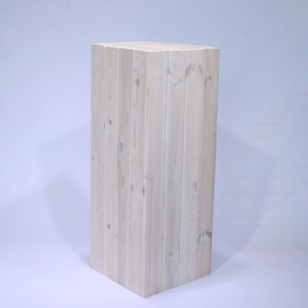 Houten zuil White